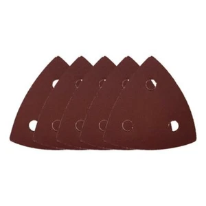 5 Pack 80mm Multi tool 240 Grit Longbow Sander Pad Oscillating fits Bosch Makita - Picture 1 of 4