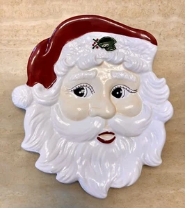 Piatto biscotti Babbo Natale Canape come nuovo mercato arte popolare *DISPONIBILI QUANTITÀ MULTIPLE* - Foto 1 di 3