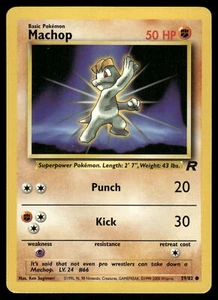 Machop MP 59/82 Team Rocket Pokemon Card - Picture 1 of 2