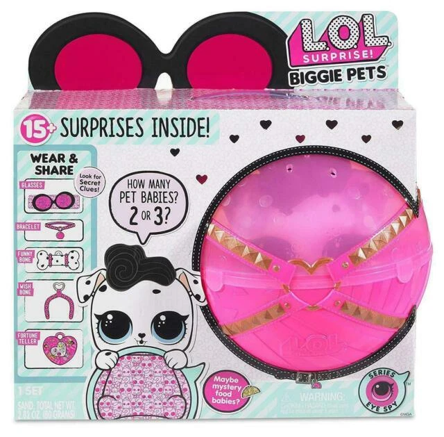 L.O.L. SURPRISE! LOL Surprise Doll Biggie Pets Dollmation Dalmation NEW