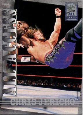 Chris Jericho WWF Trading Card Pro Wrestler Wrestling Fleer 2002 All Access #9 - Image 1 of 3