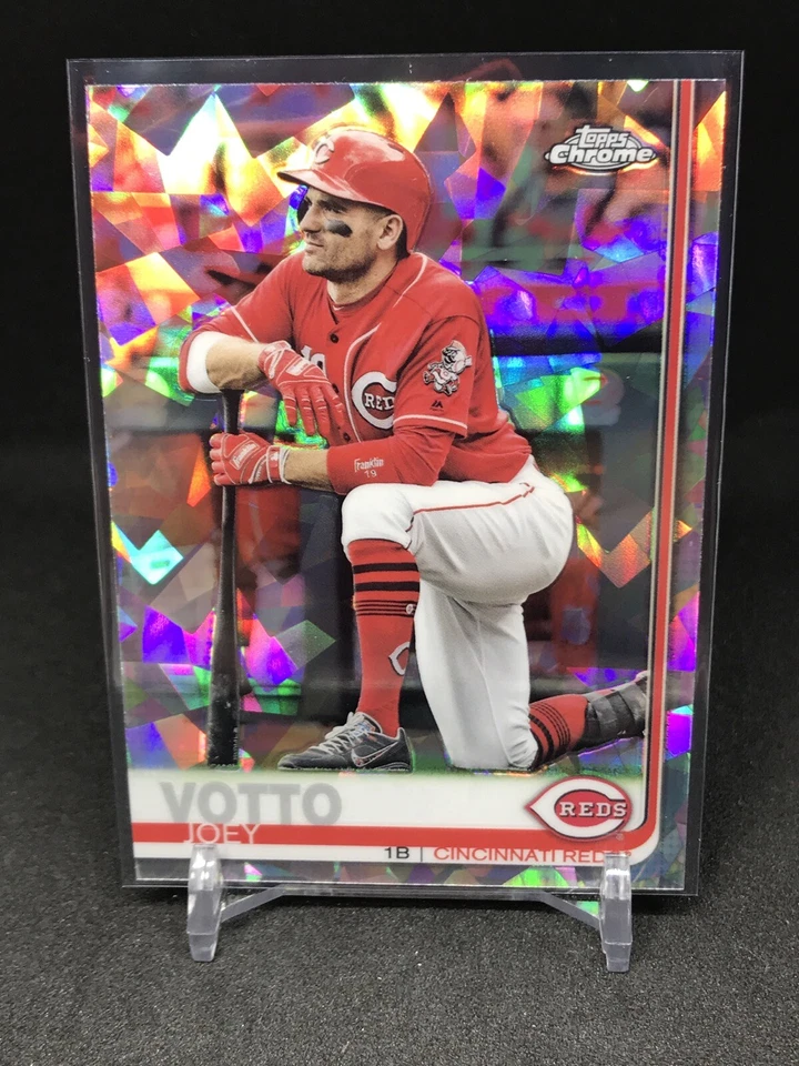 2019 Topps Chrome Sapphire #284 Joey Votto Reds - Image 1 of 2