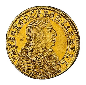 1675, Bavaria (Electorate), Ferdinand Maria. Gold Gulden Coin (3.14gm) NGC AU55! - Picture 1 of 4