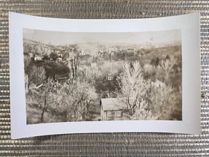 RPPC Looking South from Maylay House Brownville Nebraska Real Photo Postcard - Picture 1 of 2