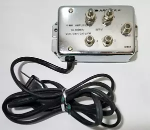 ARCHER RADIO SHACK 4-WAY AMPLIFIER, #15-1119, 50-400MHz,VCR/VHF/CATV/FM - Picture 1 of 2