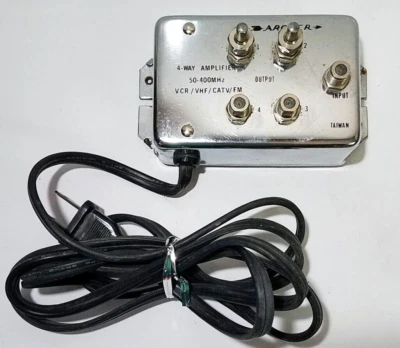 ARCHER RADIO SHACK 4-WAY AMPLIFIER, #15-1119, 50-400MHz,VCR/VHF/CATV/FM - Image 1 of 2