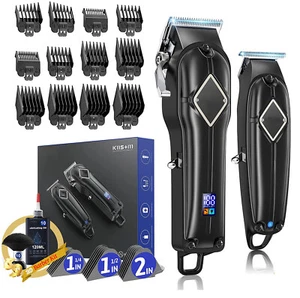 Profi Haarschneidemaschine Haarschneider Bart Trimmer Rasierer Hair Clipper USB - Bild 1 von 8
