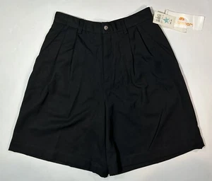 NOS Lizsport Black City Options Mom Shorts Size 8 - Picture 1 of 8