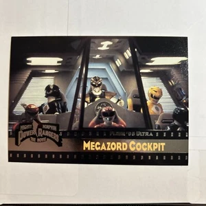 1995 Fleer Ultra Mighty Morphin The Movie Megazord Cockpit Power Rangers - Picture 1 of 2