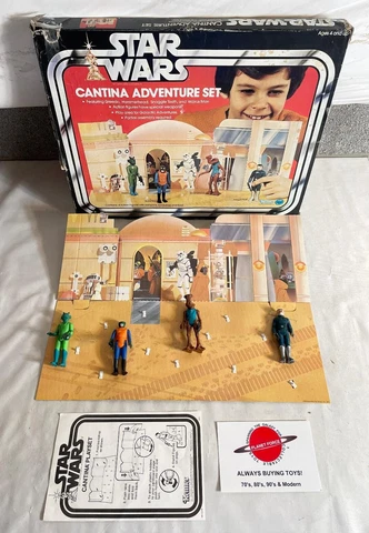 1978 Sears Cantina Adventure Complete + Box Blue Snaggletooth Vintage Star Wars Cover