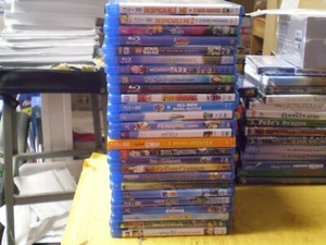 (26) Children's Animated Blu-Ray Lot: Trolls LEGO Madagascar Lorax Rio Sing - Picture 1 of 3