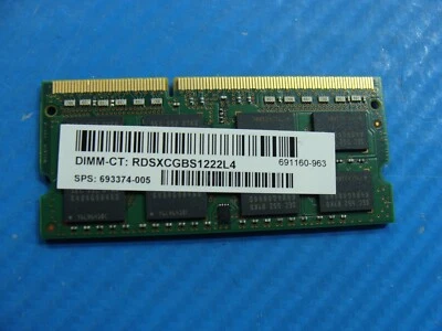 HP  m6-w105dx Samsung 8GB 2Rx8 PC3L-12800S Memory RAM SO-DIMM M471B1G73DB0-YK0 - Image 1 of 2