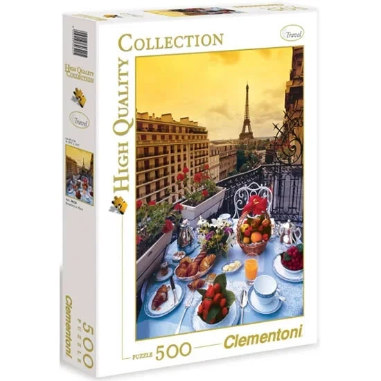 Breakfast in Paris Clementoni puzzle 500 pc - Image 1 of 1
