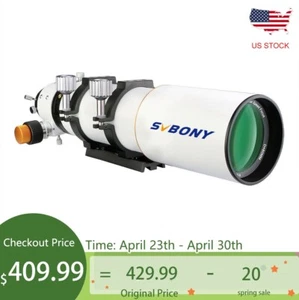 SVBONY SV503 80 ED F7 Telescope Refractor OTA for Viewing and Astrophotography - Picture 1 of 15