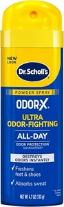 Dr. Scholls Odor-X Ultra Geruchsbekämpfung Fußspray Pulver 4,7 Unzen - Bild 1 von 6
