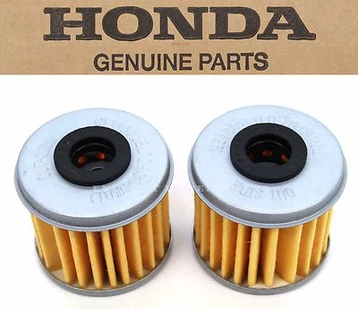 New Genuine Honda 2 Oil Filters CRF150R 250 450 R X TRX450R ER (See Notes) X66 - Image 1 of 4