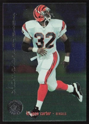 1995 SP Championship Ki-Jana Carter #11 Rookie Cincinnati Bengals - Image 1 of 2
