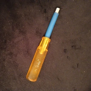 Vintage Snap-on 3/8" Nut Driver ND112 Yellow Handle - Picture 1 of 6