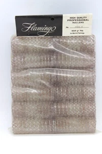 Vintage Morris Flamingo High Quality Professional Rollers 12 count NOS - Picture 1 of 3