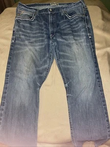 Ariat Uomo Legacy M4 Relaxed Stivaletto Taglio Jeans Taglia 40 Blu Cotone Effettivo 40/32 - Foto 1 di 9