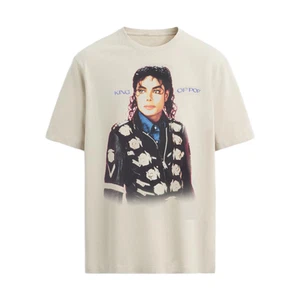 Camiseta con gráfico de Michael Jackson King of Pop para adultos - Imagen 1 de 1