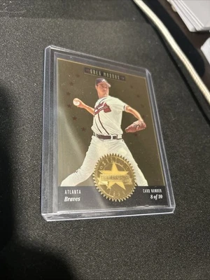 GREG MADDUX 1994 SERIE DE ESTUDIO ESTRELLAS ORO #6 SERIE #0597/5000 ATLANTA BRAVES Foto 1 de 2