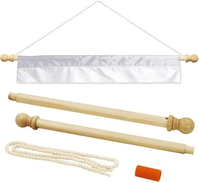 Wood Banner Pole for House Dynasty Sleeve Banners and Flags brown  - Image 1 of 4