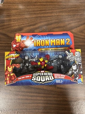 SUPER HERO SQUAD 2010 IRON MAN 2 HI-TECH SHOWDOWN SET H13 Foto 1 de 2