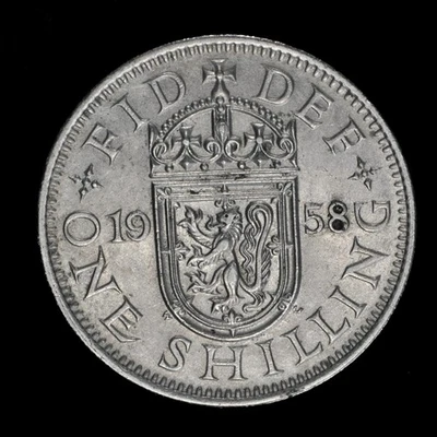GB CHELÍN ISABEL II - 1958 - ESCUDO ESCOCÉS ++ ¡ALTO GRADO! ++[094-50] Foto 1 de 2