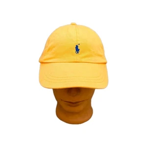 Polo Ralph Lauren Baseball Cap Herren M/L gelb Baumwolle Signatur bestickt Pony - Bild 1 von 7