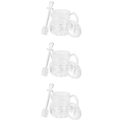 3 Sets Weckglas Mit Deckel Honig Mini Gläser Honigglas Taucher Küchengerät - Bild 1 von 4