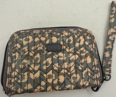 Cartera compacta RFID Lug Rodeo Leopardo Perla Cremallera Alrededor Foto 1 de 4