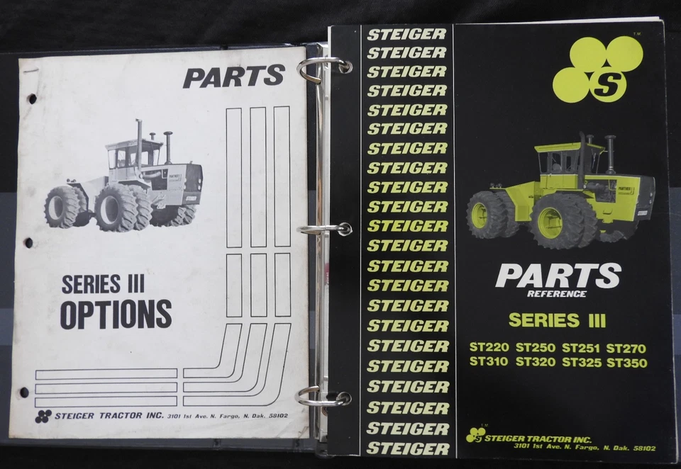 1976-1984 STEIGER ST 220 250 251 270 310 320 325 350 TRACTOR PART CATALOG MANUAL - Image 1 of 4