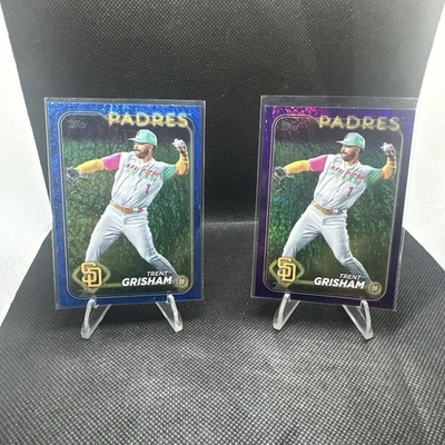 2024 Topps Series 1 - Trent Grisham #157 Purple Holofoil /799 W/ Bonus - Image 1 of 4