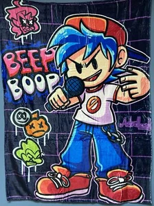 Astrallum BEEP BOOP Singer, Rapper Childs Tapestry, Throw Blanket 50”x40” NEW! - Picture 1 of 5