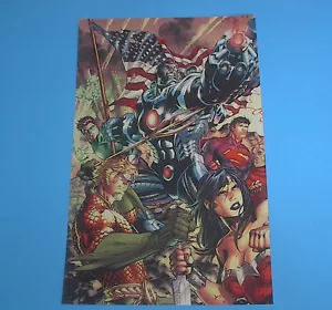 DC COMICS LA LIGA DE LA JUSTICIA 52 CYBORG PÓSTER PIN UP NUEVO. - Imagen 1 de 3