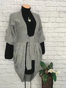 Damen Strickjacke Cardigan Neu 30% Wolle S M 36 38 40 Grobstrick - Bild 1 von 13