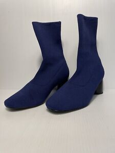 SOL SANA Sock Frankie Boots Navy Heel 38 7