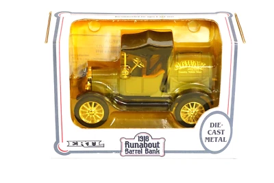 ERTL 1991 Runabout Barrel Bank 1/25 Scale Diecast Automobile Bank Model 9705 - Image 1 of 4