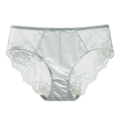 女士的蕾丝性感针织内裤内裤缎透视内衣 — 第 1/4 张图片