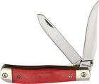 Rough Ryder Rr2235 Trapper Red Smooth Bone 440A Folding Knife
