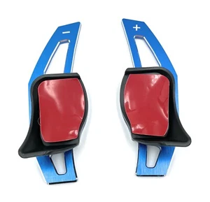 Palancas de cambio Shift Paddle Golf 5 Golf 6 GTI Amarok Beetle Eos aluminio azul - Imagen 1 de 5