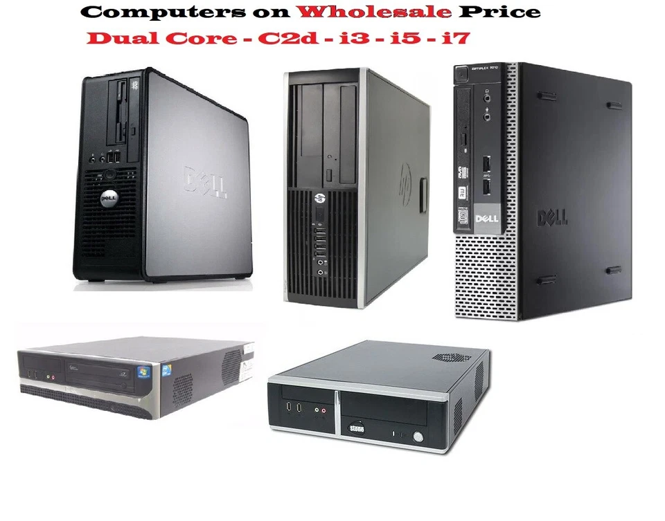 CHEAP FAST DESKTOP Computer DELL HP ACER RM STONE IBM i3 i5 WiFi WINDOWS 10 - Image 1 of 1