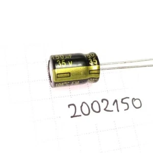 Condensador 150uF 35V 8x12 105C electrolítico Panasonic FM-A x2 piezas - Imagen 1 de 2
