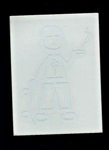 RDS Red Dragon Skateboarding Smokin Guy Skateboard / Clothing Sticker Decal - Picture 1 of 1