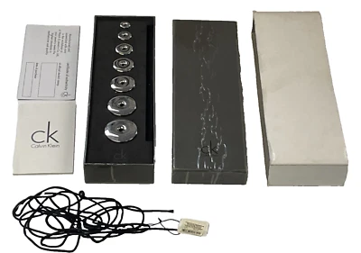 Joyería Calvin Klein | Collar de encaje negro plata Calvin Klein Kj01an010100 Foto 1 de 4