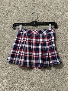 Girls Size 6 Plaid Pleated Skirt