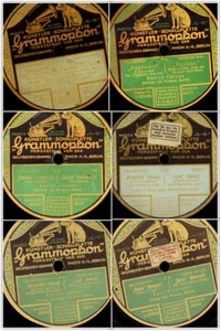 3x ENRICO CARUSO auf "Künstler-Schallplatte" Schellackplatten 78rpm GS077 - Bild 1 von 7