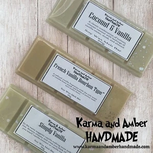 -Vanilla Treat Melt Set- Bundle 3 Snap Bar Wax Melts, Highly Scented, Soy Wax - Picture 1 of 4