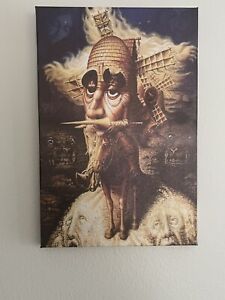 Salvador Dali Don Quixote 11.5x8 in. Print On Canvas Surrealist Art